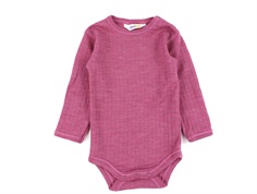 Joha pink bodysuit merino wool